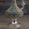 Elegant Embossed Flower Vases With Handle European Antique Metal Flower Arrangements Pot For Indoor Space Decors Gift