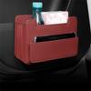 Leather Material Car Trash Bin Leatherette Material Car Door Storage Box  Car Storage