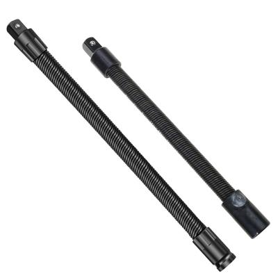 2Pieces Flexible Socket Extension Ratchet Flexible Extension Bar Set Bendable Elastic Joint Head Post Connecting Link