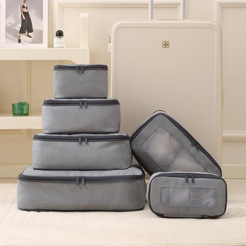 Reise-Organizer-Set mit wiederverwendbarem RPET-Material zum Packen und Aufbewahren von Gepäck
