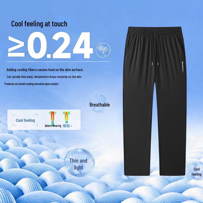 Warrior Men's Summer Ice Silk Quick-Dry Casual Pants