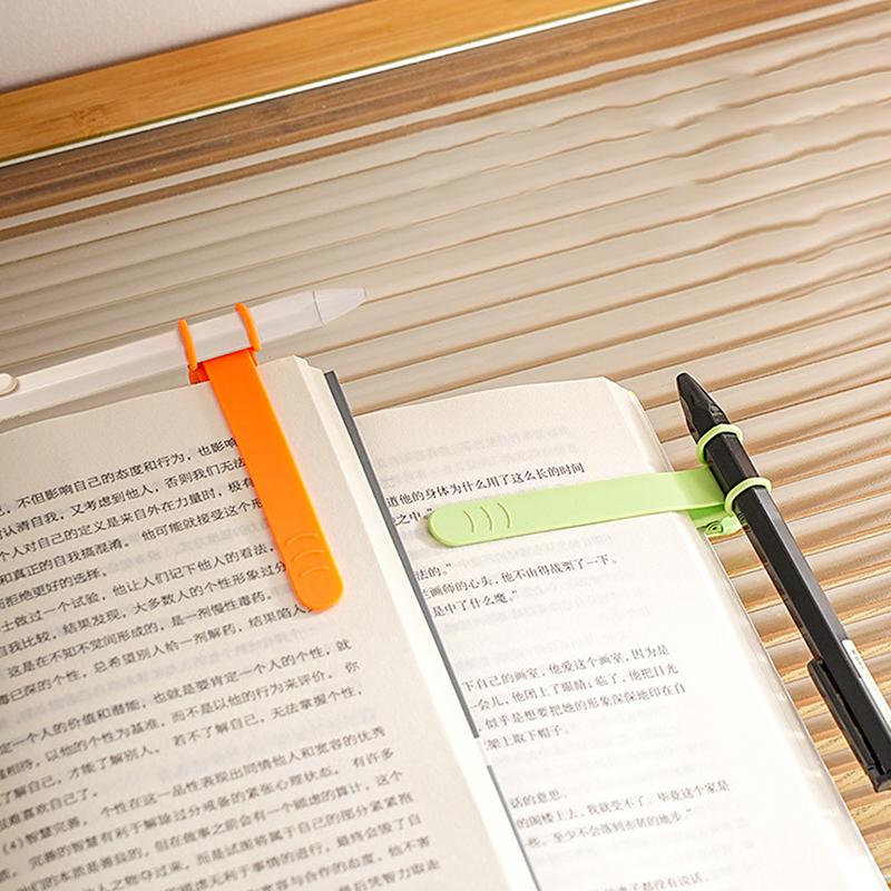 1/3Pcs, Silicone Bookmark Automatically Follows Page Flipping Student Bookmarks Office Stationery, Suitable For Home School