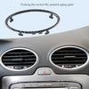 1PC/4Pcs Car Air Conditioning Trim Outlet Decoration Circle Ring Sticker For Ford Focus 2 MK2 2005-2013 Auto Accessories
