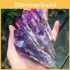 Natural Quartz Amethyst Crystal Wand Point Specimen Healing Home Decor Gift