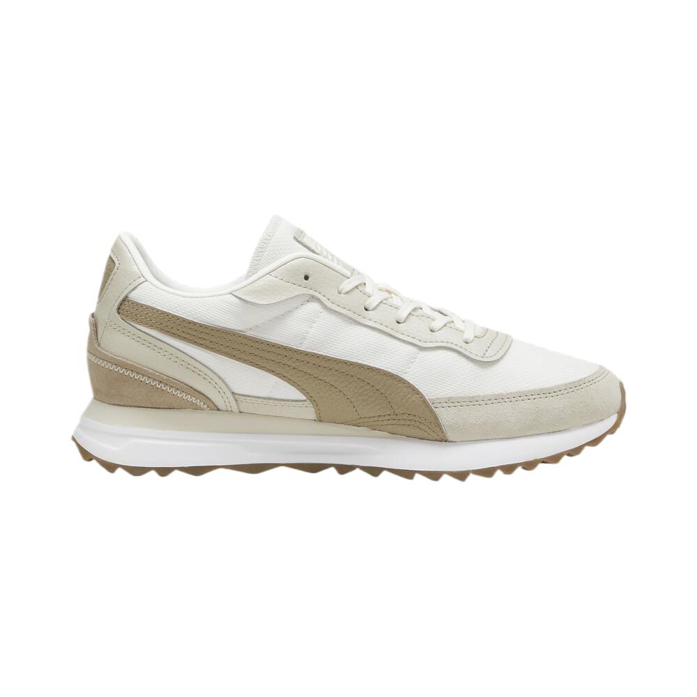 Puma Road Rider Lux Classic Versatile Fashion Trend Low Top Lifestyle Casual Shoes Unisex Sneaker White 398229-01