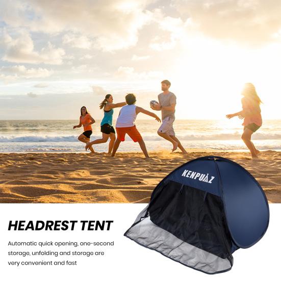 Portable Sun Shade Camping Head Tent Beach Sun Shelter Sun Protection UV-proof Easy To Install Headrest Sunshade Canopy
