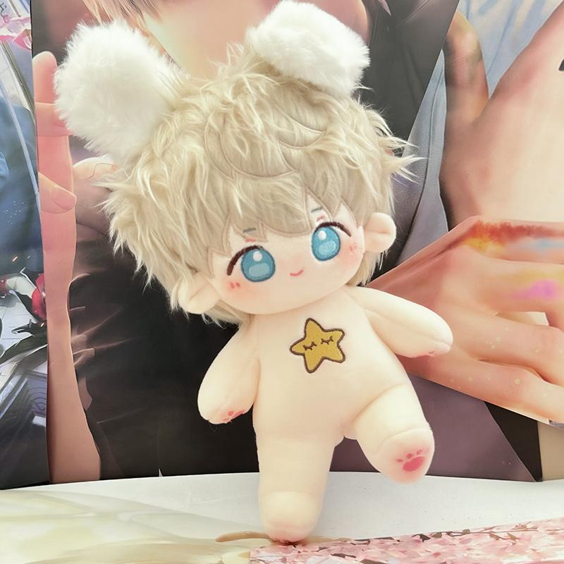 20cm Love and Deepspace Standing Plush Doll Anime Idol Figure Soft Toy Christmas Gift for Fans