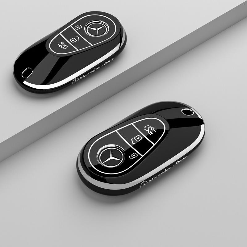 

High quality TPU Car Key Cover Case Shell For Mercedes Benz 2022 C S Class W206 W223 S350 C260 C300 S400 S450 S500 Accessories