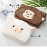 Children's Hooded Bathrobe - Coral Fleece Cartoon Design for Infants and Toddlers