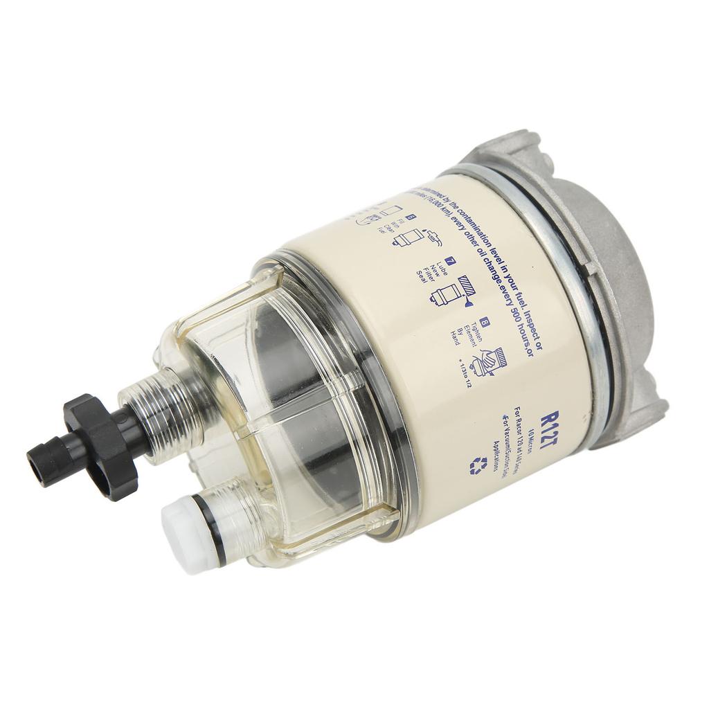 Separator paliwa i wody 30 GPH R12T 10 Mikronów Ocena filtracji Powłoka proszkowa elektrostatyczna dla