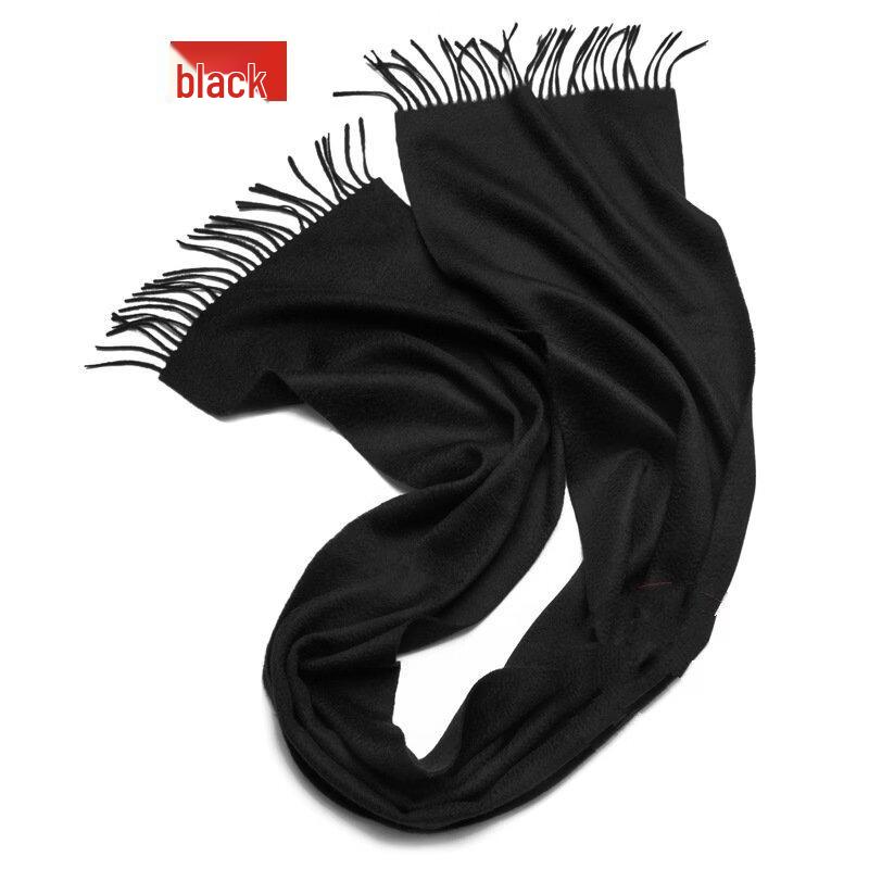 Шарф с узором  Водяная рябь  из монгольского кашемира