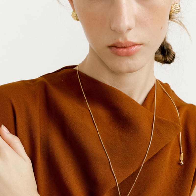 MATIAS Almond Necklace (Gold)