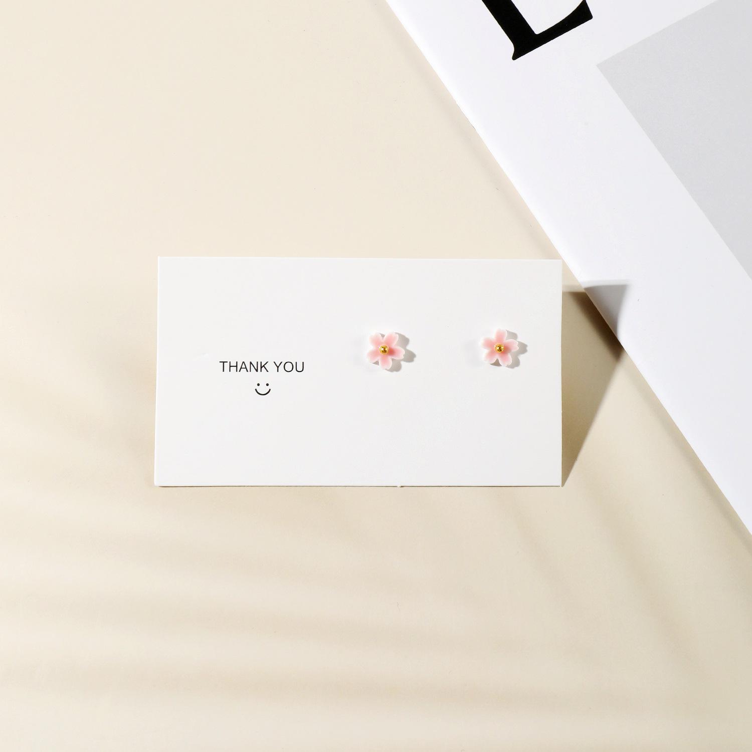 

Elegant Small Flower Ceramic Earrings – Simple, Versatile Studs