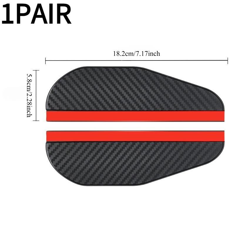 1PAIR rain eyebrow rearview mirror car reversing mirror rain shield widened enlarged universal artifact rearview mirror rain eyebrow widened enlarged