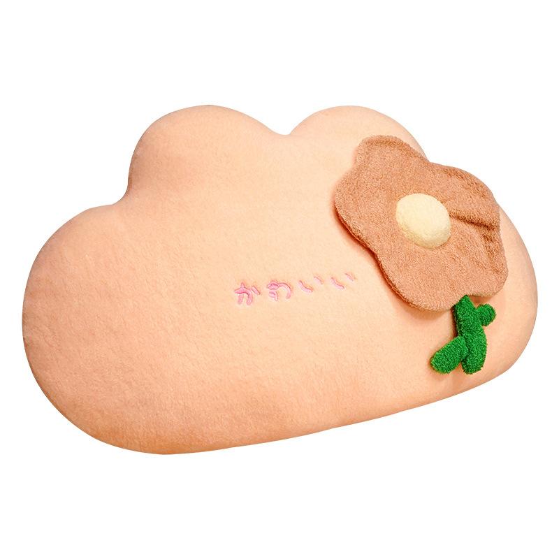 Queen Flower Bed Pillow Girl Sleeping Bedside Cushion Home Sofa Pillow Girl Soothing Doll