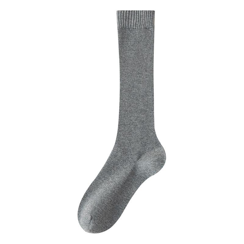 Wool Socks for Women, Thickened with Fleece, Warm and Super Soft, Autumn and Winter Double-needle Boneless Calf Socks