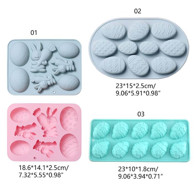 Easter Series Silicone Cake Moulds Mousse Moulds Pastry Decorating Tool Dessert Molds Chocolate Mould for Kitchen Baking