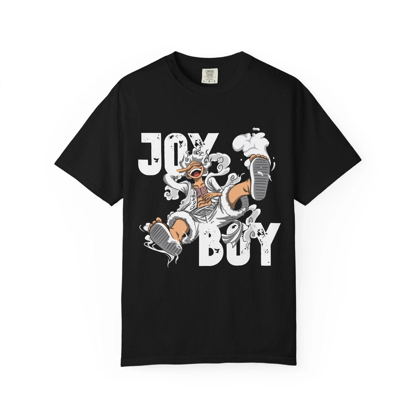 One Piece anime T Shirt Mens Womens Tees Top, Gear 5 Luffy Joy Boy , Joy Boy white graphic lot S