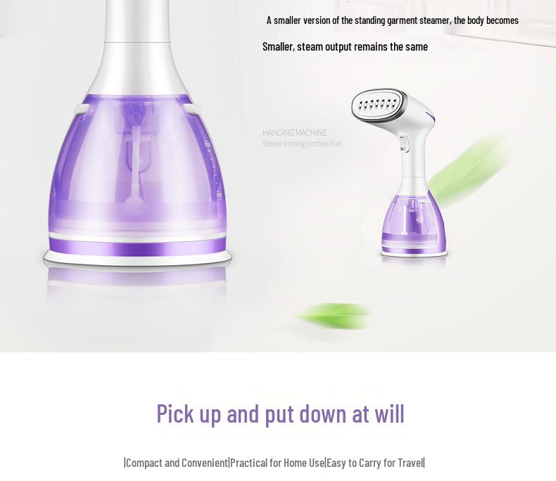 Compact Portable Handheld Steam Iron for Clothes
