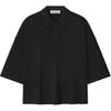 Essentials Signature 90s Cropped Polo Vintage Black Men Tops 125SP264421F