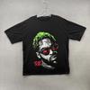Infinite Vitality T-Shirt Mens L Graphic Tee Black Green Hair Portrait SHEIN