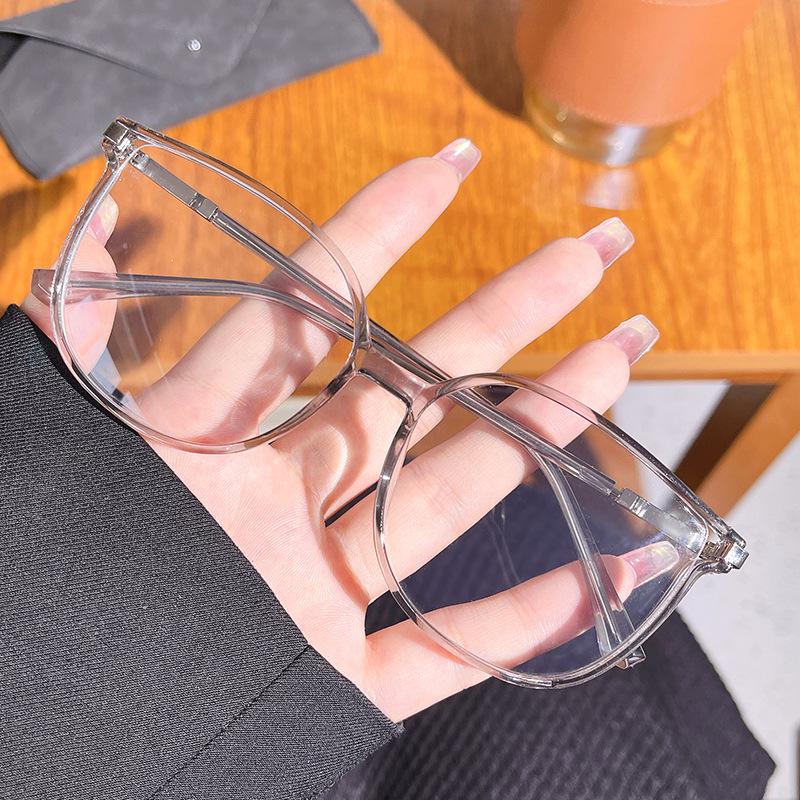 Reading Glasses Women Fashion Myopia Glasses Ultralight TR Frame 0 To -4.0 Black Eye Glasses For Men And Women
