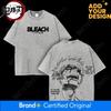 Bleach Kurosaki Ichigo Printed Clothing Men Women Short Sleeve T Shirts Washed Cotton Tshirt Vintage Casual T Shirt Harajuku Tee