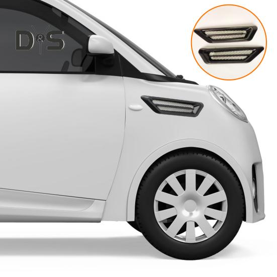 1 pár kompaktních bočních žaber Beze zbytku Praktické nálepky s otvorem pro přívod vzduchu