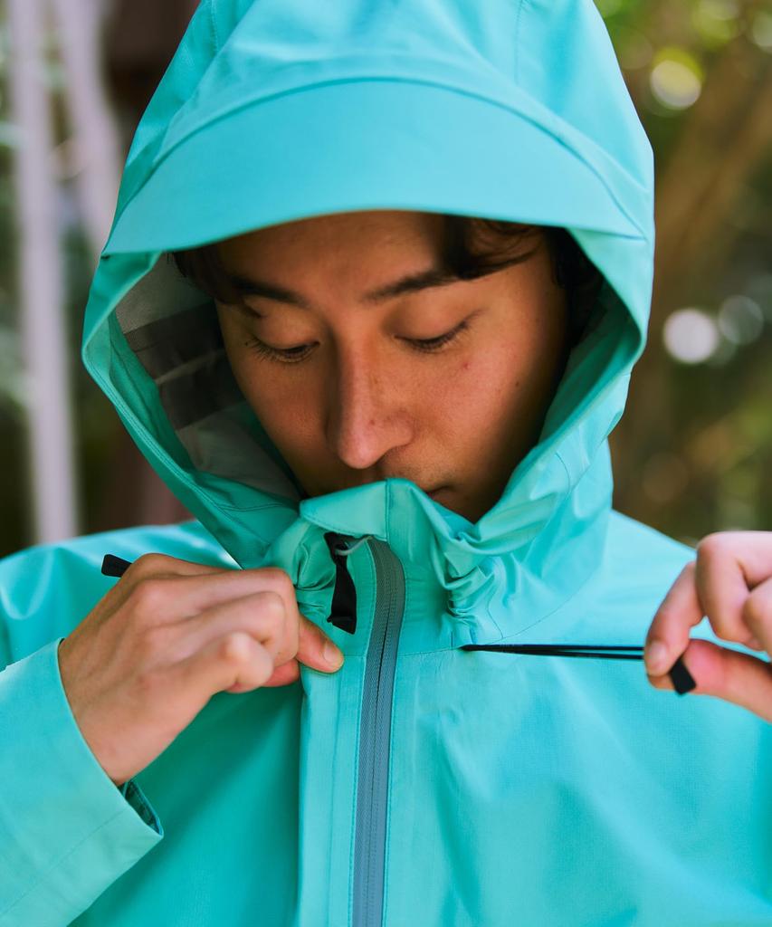 Snow Peak Rain Jacket Rain Jacket Raincoat LIGHT GREEN L GORE-TEX JK-26SU014 Men's Women's