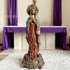 New Resin Statue Virgin Prayer Statue Home Shrine Tabletop Decoration Church Icon Decoration Ornament
