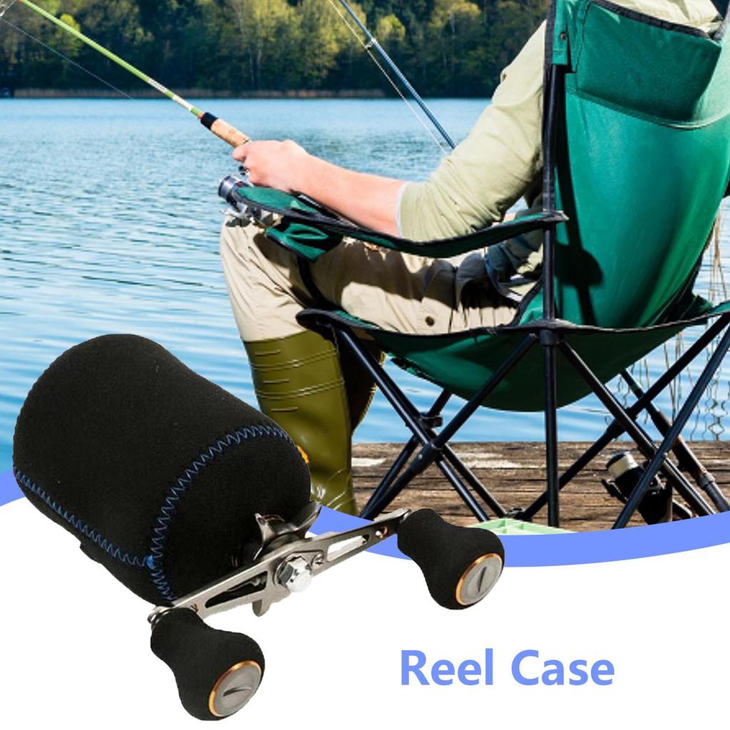 Fishing Reel Storage Case Baitcaster Cover Storage Bags Sturdy Casting Reel Protective Cover Portable Baitcaster Reel Covers