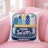Cushion Cover Popular Animal Retro Sardine Short Plush Soft DoubleSided Printing Pillow Case Cozy Sofa Bedroom Home Decor Gift