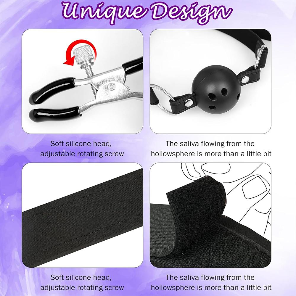 Pussy Dog Slave Bondage Sex Toys Kit Sexy Adult Female SM Restraint Pleasure Adults Games Bandage Gag Handcuffs Anal Toy