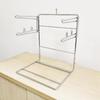 Grocery Bag Holder T Shirt Bags Rack Sturdy Space Saving Metal Shopping Stand Organizer for