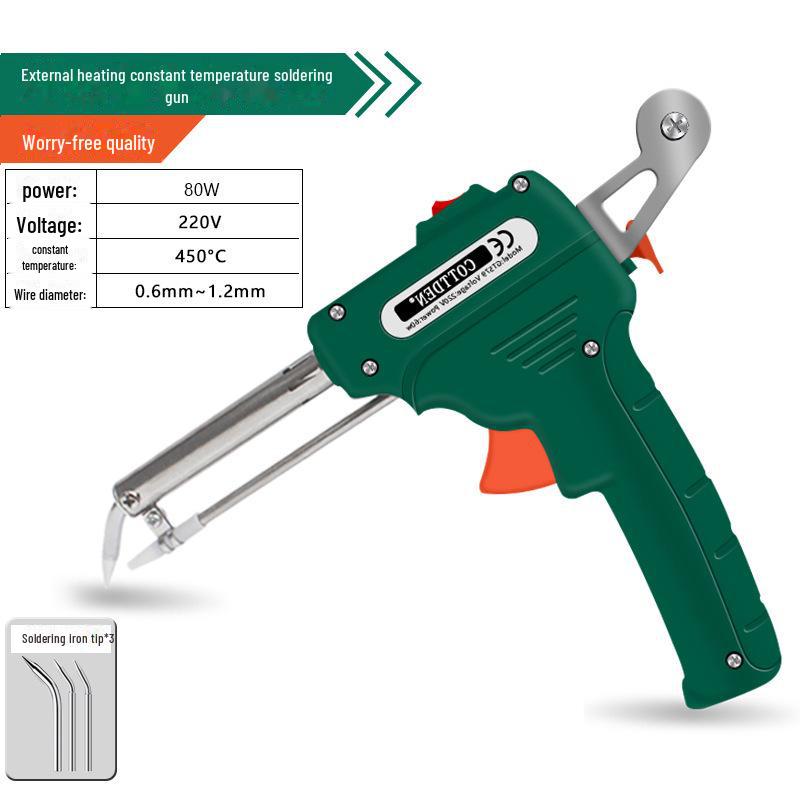 "Cross-Border Handheld Electric Soldering Gun with Automatic Tin Feeding, 60W, for External & Internal Heating"
