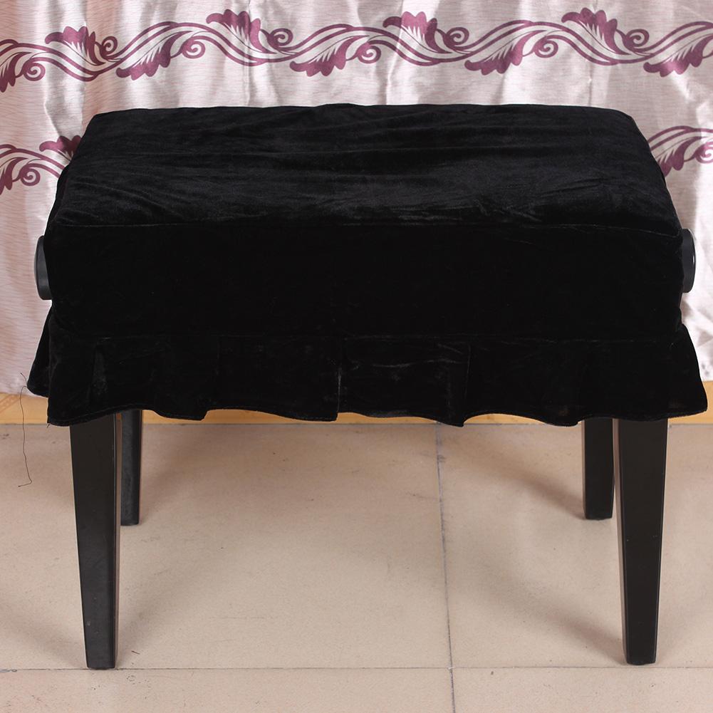 Coprisedile per Pianoforte Coprisedia per Pianoforte Copertura Antipolvere per Sgabello Strumenti Musicali Accessorio Decorazione Copertura per Pianoforte in Pleuche