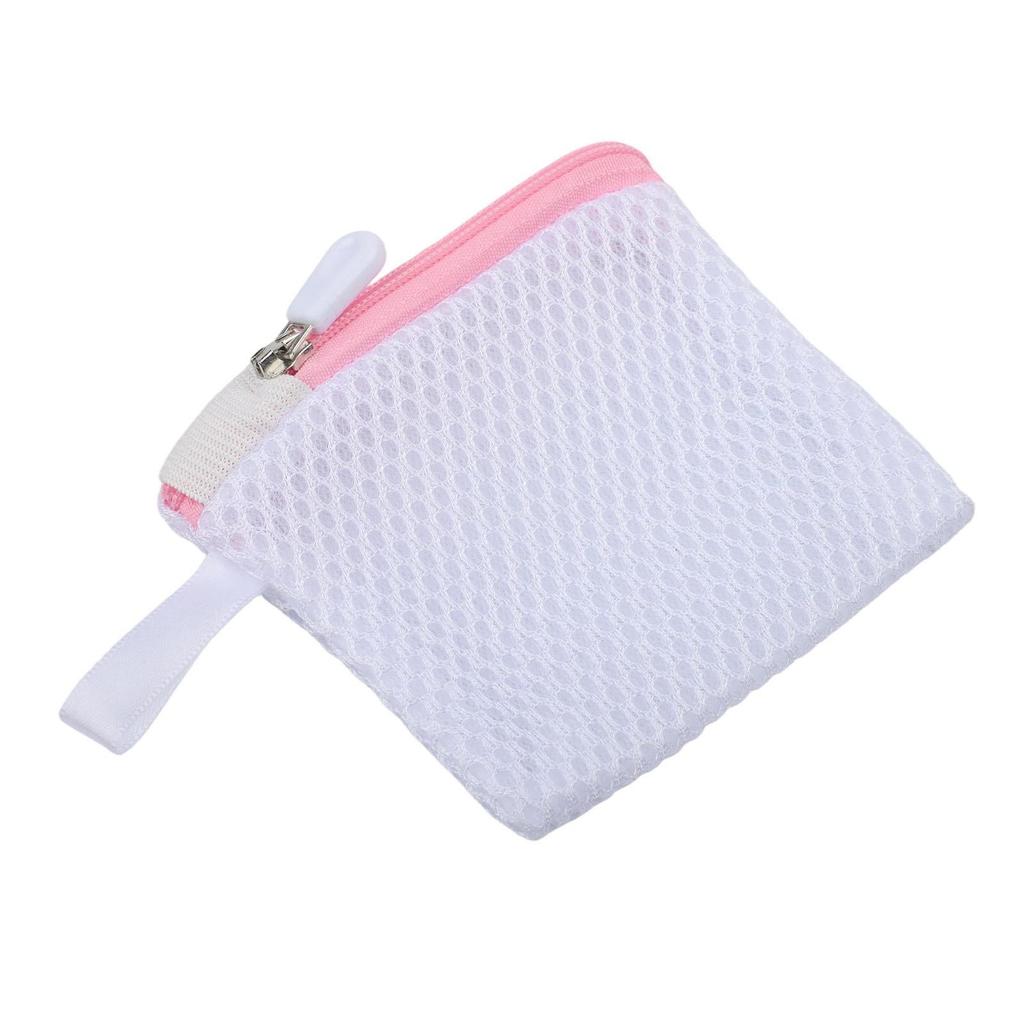 4 Pack Laundry Dissolving Bags Size 3.94 x 3.94 x 1.57 Inch Polyester Mesh