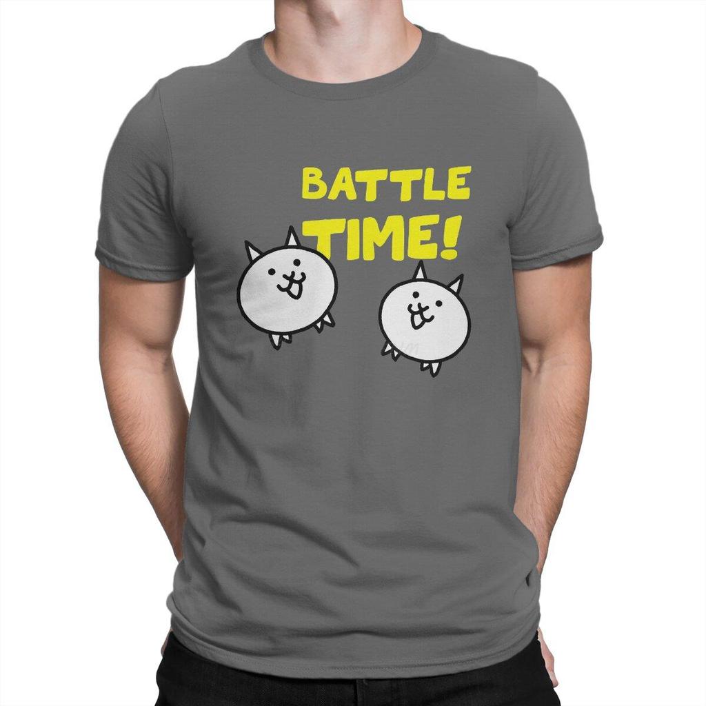 Fashion TShirt Unisex The Battle Cats Cat Game Vintage Cotton Summer Tops Unisex T Shirts Tshirts Retro Graphic Unisex Clothing
