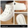 Crocs Women's Fashion Slip-Resistant Sandals with Soft Soles, Breathable, Versatile Two-Wear, Closed-Toe Design.