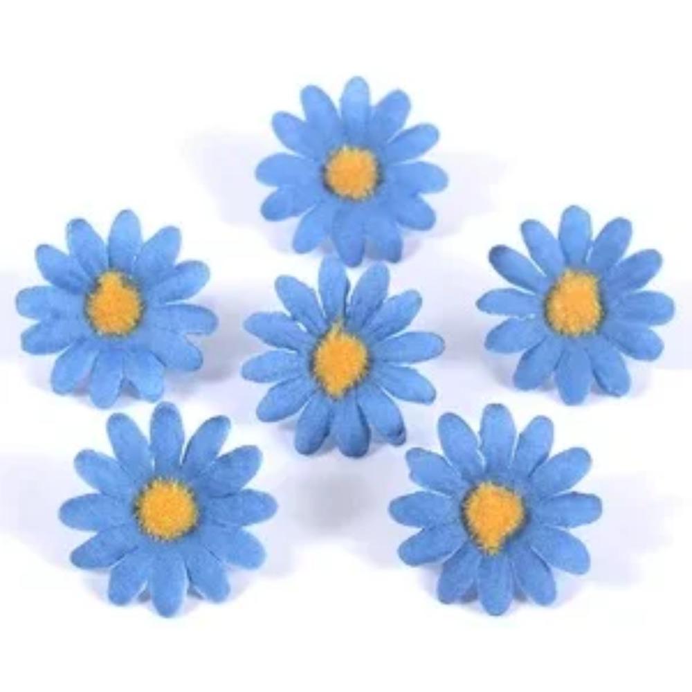 10/50/100PCS Mini Daisy Decorative Artificial Silk Flowers Party Wedding Decoration Home Decor Accessories  Without Stem