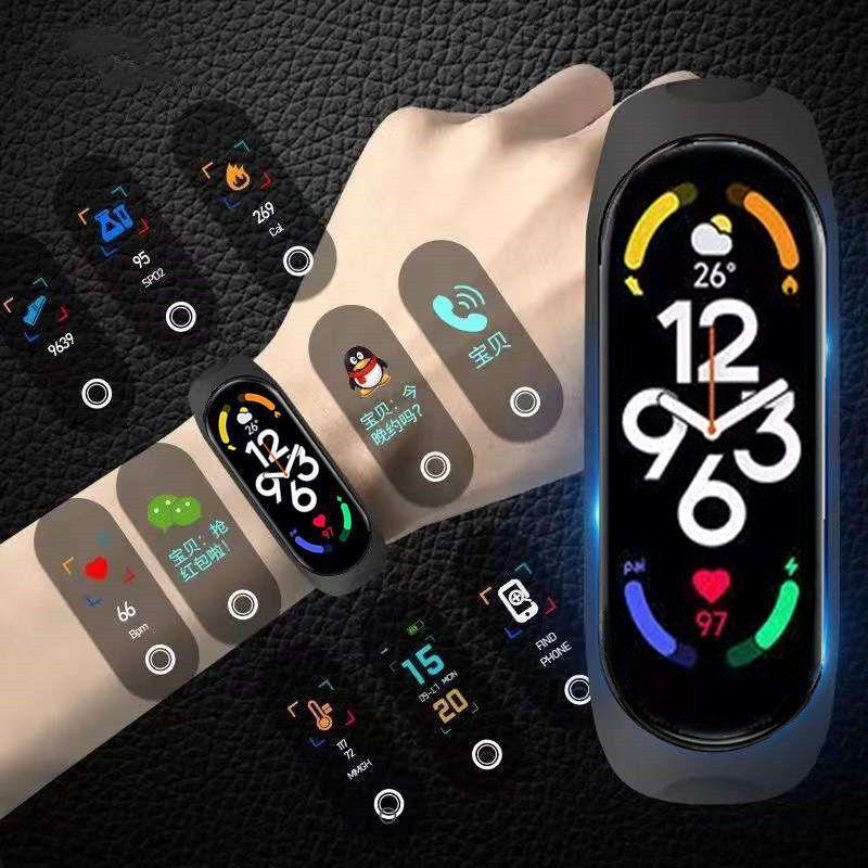 Unisex Smart Sports Bracelet with Pedometer, Health & Sleep Monitor, Vibration Alarm & Multifunction Watch