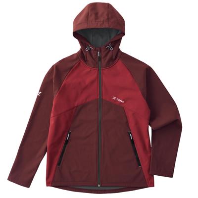 TULTEX Parka de munte, jachetă din fleece, rezistentă la vânt, termică, pentru camping, iarnă, exterior, mărime mare, parka, culoare vin, mărimea 3L [EVERSOUL] pentru bărbați