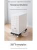 Adjustable Computer Tower Stand with Wheels and Cooling Shelf for Home Use