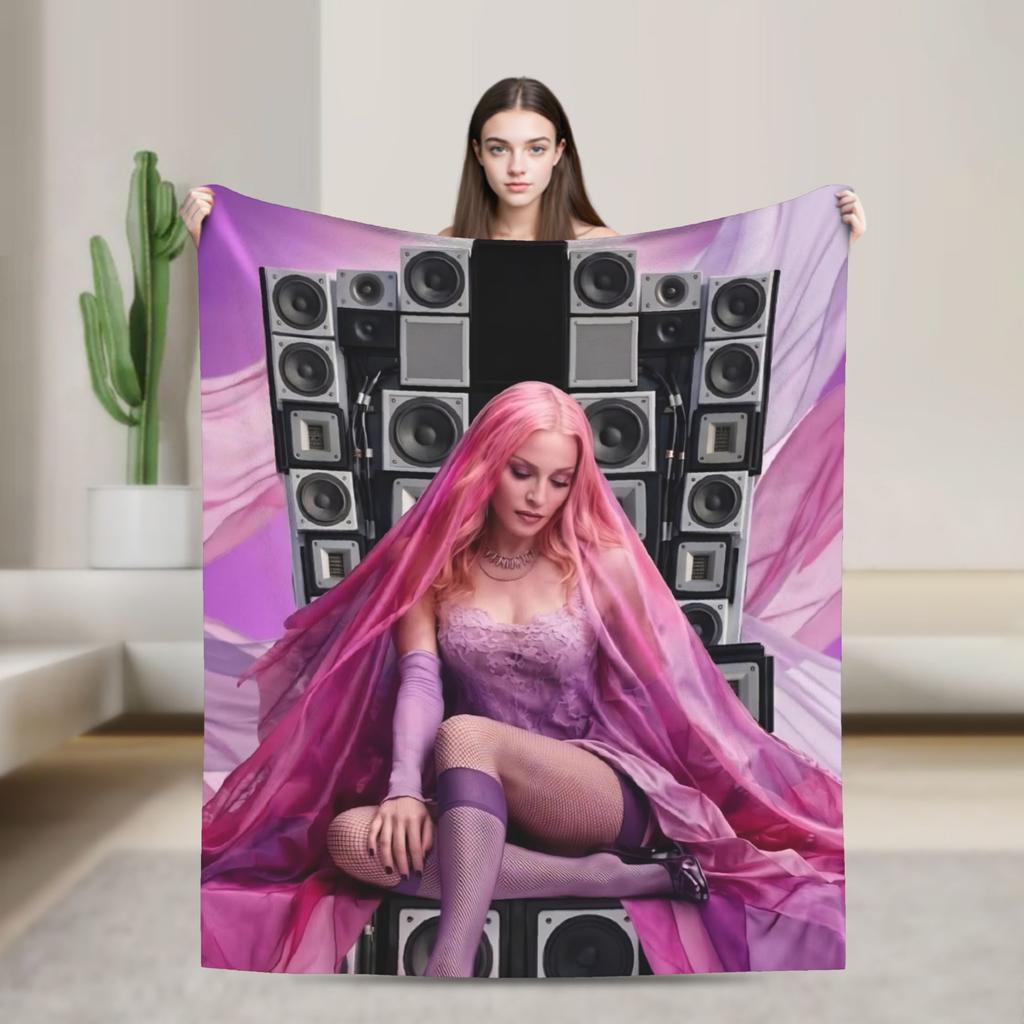 M-Madonnas Confessions Ii Blanket Ultra Soft Throw Blankets For Sofa 50X60 Inch Multiple Sizes Plush Thin Quilt