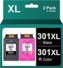 Remanufactured Ink Cartridges - Coloran - 301XL - Black and Color - Compatible Envy 4500 - Pack of 1
