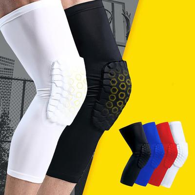 1PC Genouillères de Basket-ball Nid d'abeille Sport Volley-ball Football Entraînement Protection Genouillère Compression Manchon de Jambe