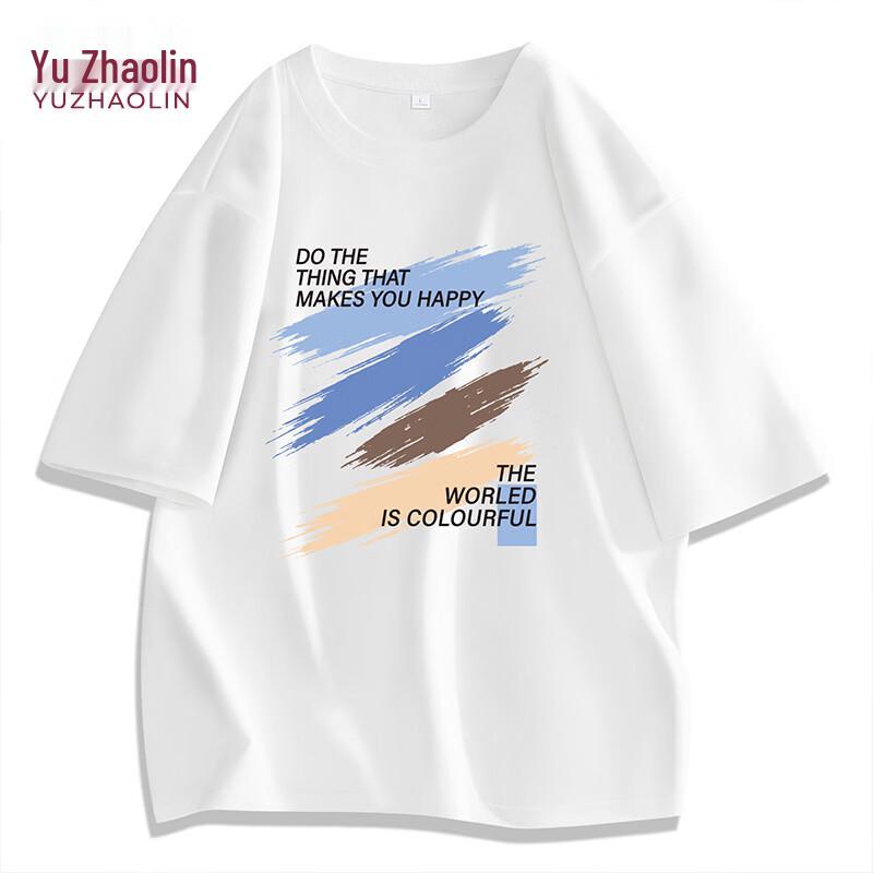 YUZHAOLIN Men s Summer Cotton Short Sleeve T-Shirt L