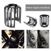 Black CNC Aluminum Alloy Motorcycle Oil Filter Cover Cap Trim