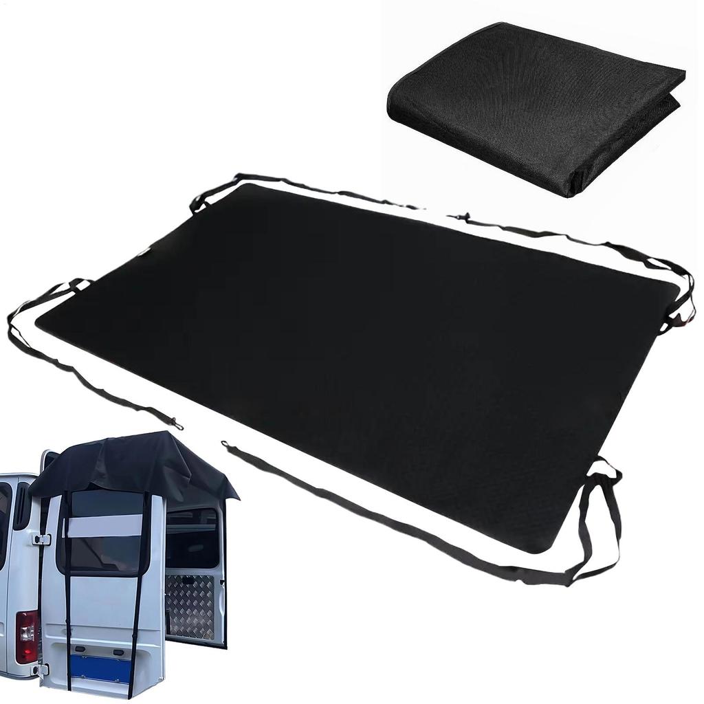 For Car RV Rear Barn Door Awning Cover UV Blocker Waterproof Camping Trailer RV Tailgate Camping Sunshade Caravan Accessories