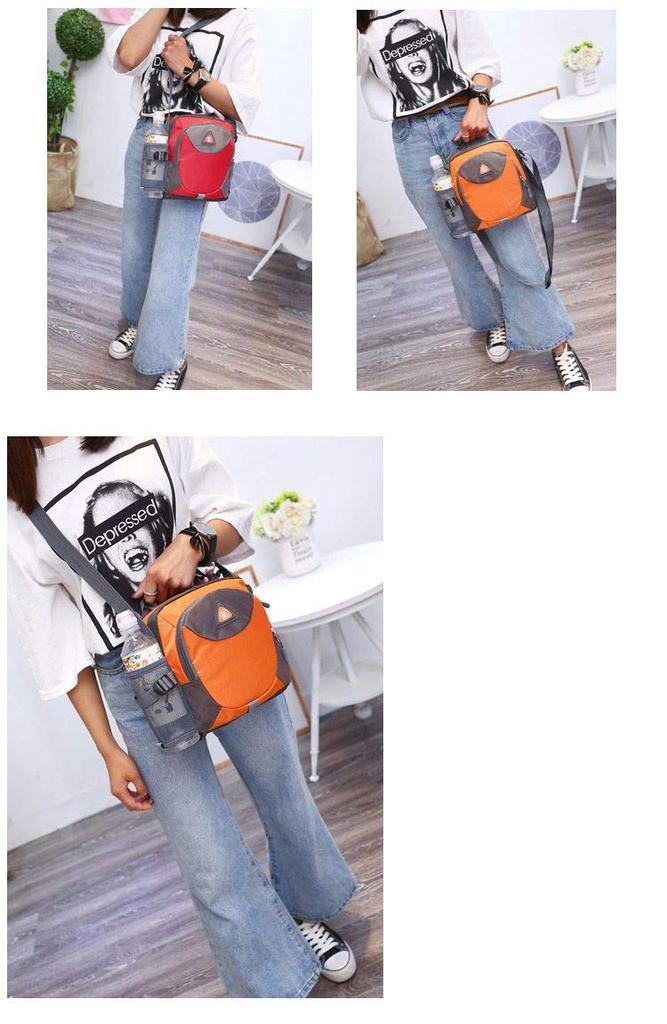 Shoulder Bag with Drink Perfect for and Outdoor Fits Water Bottles and PET Black Schicksal. Holder, Travel, Walking, Takeout, Cycling, Fishing,